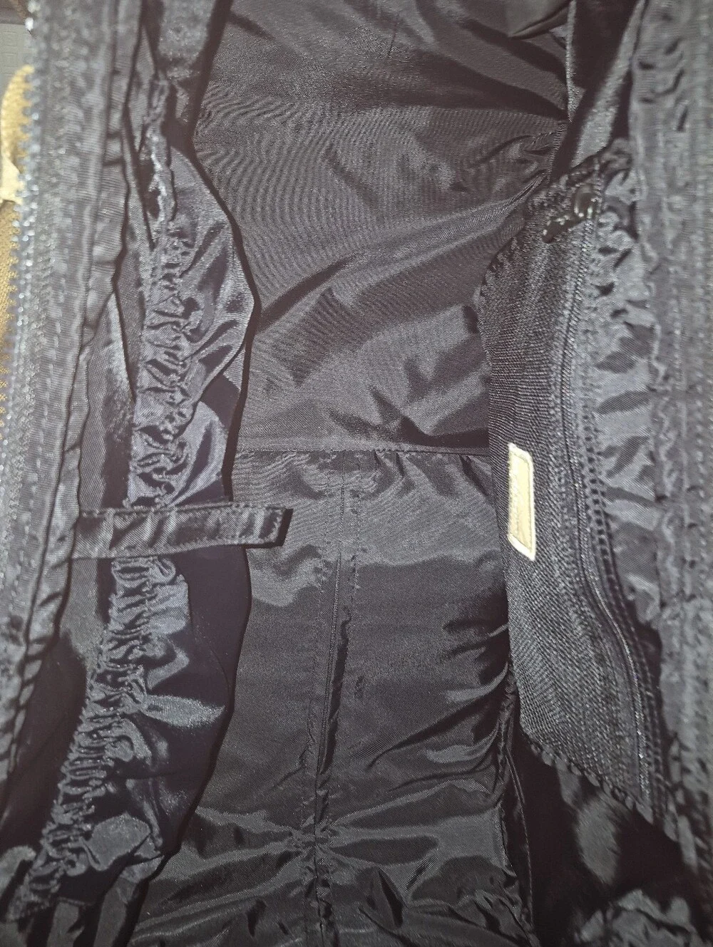 🔥RARE! Kipling Rolling Duffel Backpack Khaki Crinkled Nylon Travel Bag Large